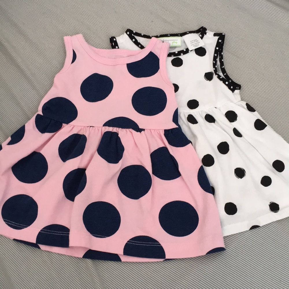 NBW - 2 Baby Girl Dress Bundle 3-6mo